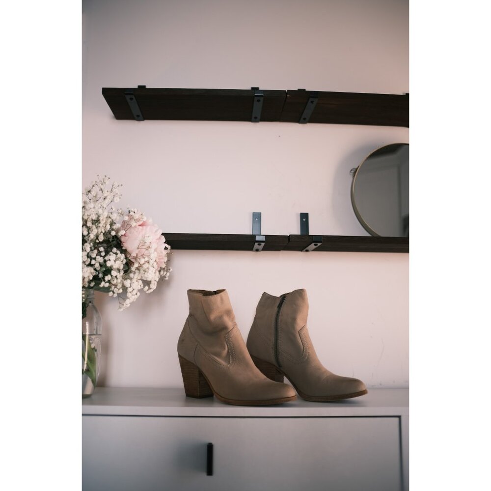 Frye Essa Bootie, Tan, US10